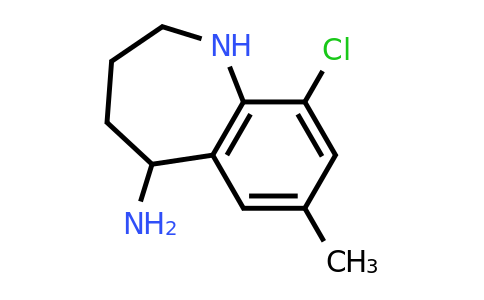 CAS 886367-74-4 | 9-Chloro-7-methyl-2,3,4,5-tetrahydro-1H-benzo[B]azepin-5-ylamine
