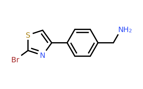 CAS 886367-76-6 | 4-(2-Bromo-thiazol-4-YL)-benzylamine
