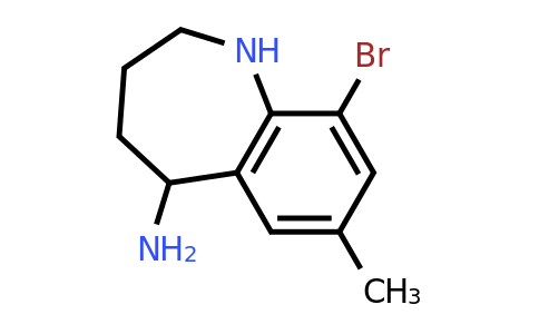 CAS 886367-77-7 | 9-Bromo-7-methyl-2,3,4,5-tetrahydro-1H-benzo[B]azepin-5-ylamine
