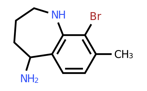 CAS 886367-80-2 | 9-Bromo-8-methyl-2,3,4,5-tetrahydro-1H-benzo[B]azepin-5-ylamine