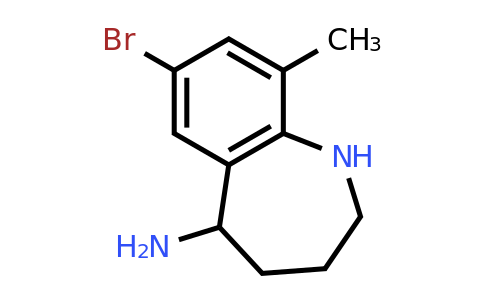 CAS 886367-83-5 | 7-Bromo-9-methyl-2,3,4,5-tetrahydro-1H-benzo[B]azepin-5-ylamine