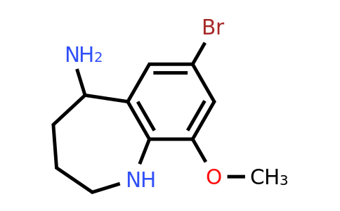 CAS 886367-86-8 | 7-Bromo-9-methoxy-2,3,4,5-tetrahydro-1H-benzo[B]azepin-5-ylamine