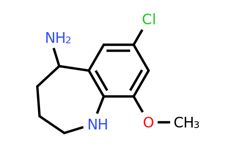 CAS 886367-89-1 | 7-Chloro-9-methoxy-2,3,4,5-tetrahydro-1H-benzo[B]azepin-5-ylamine