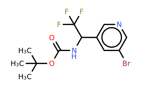 CAS 886368-08-7 | N-BOC-1-(5-bromo-pyridin-3-YL)-2,2,2-trifluoro-ethylamine