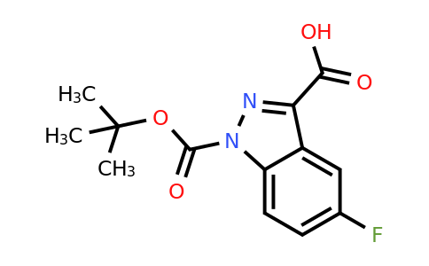 CAS 886368-29-2 | 1-BOC-5-Fluoro-3-indazole-carboxylic acid