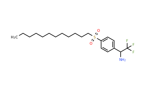 CAS 886368-35-0 | 1-[4-(Dodecane-1-sulfonyl)-phenyl]-2,2,2-trifluoro-ethylamine