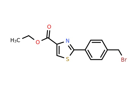 CAS 886368-42-9 | 2-(4-Bromomethyl-phenyl)-thiazole-4-carboxylic acid ethyl ester