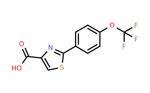 CAS 886368-65-6 | 2-(4-Trifluoromethoxy-phenyl)-thiazole-4-carboxylic acid