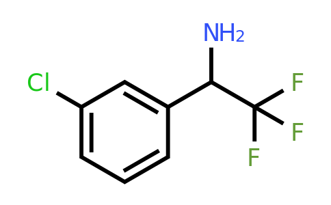CAS 886368-66-7 | 1-(3-Chlorophenyl)-2,2,2-trifluoroethylamine