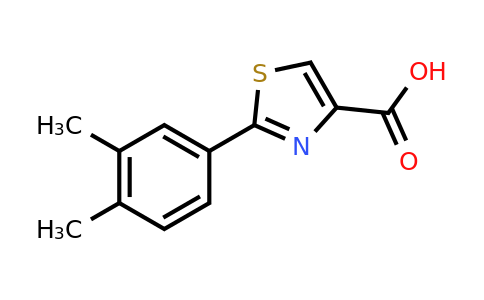 CAS 886368-69-0 | 2-(3,4-Dimethyl-phenyl)-thiazole-4-carboxylic acid