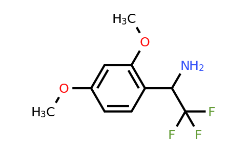 CAS 886368-70-3 | 1-(2,4-Dimethoxyphenyl)-2,2,2-trifluoroethylamine