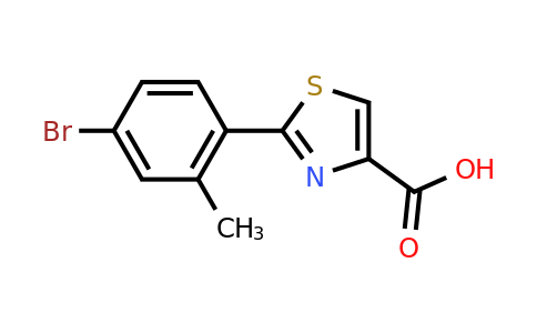 CAS 886368-77-0 | 2-(4-Bromo-2-methyl-phenyl)-thiazole-4-carboxylic acid