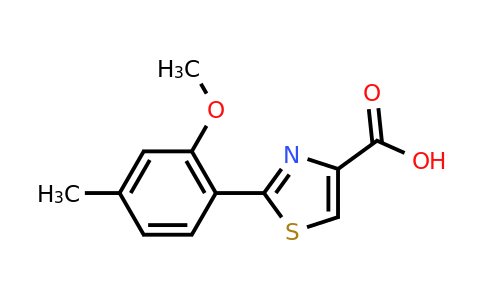 CAS 886368-81-6 | 2-(2-Methoxy-4-methyl-phenyl)-thiazole-4-carboxylic acid