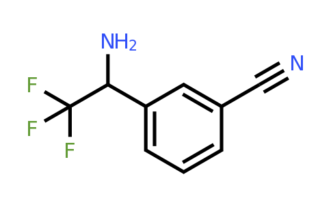 CAS 886368-82-7 | 3-(1-Amino-2,2,2-trifluoro-ethyl)-benzonitrile