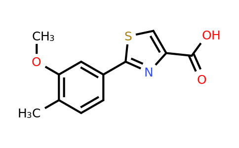 CAS 886368-85-0 | 2-(3-Methoxy-4-methyl-phenyl)-thiazole-4-carboxylic acid
