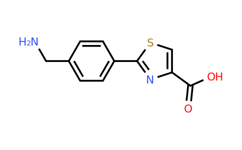 CAS 886368-98-5 | 2-(4-Aminomethyl-phenyl)-thiazole-4-carboxylic acid