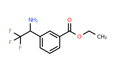 CAS 886368-99-6 | Ethyl 3-(1-amino-2,2,2-trifluoroethyl)benzoate