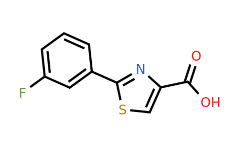 CAS 886369-06-8 | 2-(3-Fluorophenyl)thiazole-4-carboxylic acid