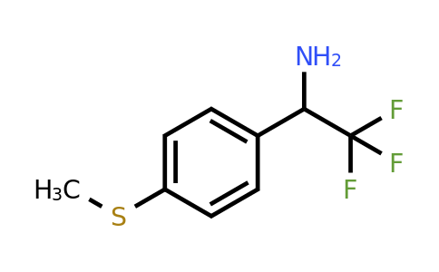 CAS 886369-07-9 | 2,2,2-Trifluoro-1-(4-methylsulfanyl-phenyl)-ethylamine