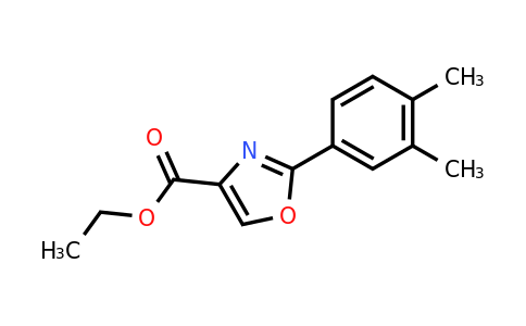 CAS 886369-14-8 | 2-(3,4-Dimethyl-phenyl)-oxazole-4-carboxylic acid ethyl ester