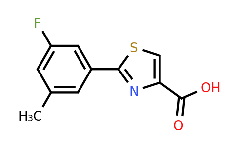 CAS 886369-15-9 | 2-(3-Fluoro-5-methyl-phenyl)-thiazole-4-carboxylic acid