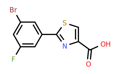 CAS 886369-24-0 | 2-(3-Bromo-5-fluoro-phenyl)-thiazole-4-carboxylic acid