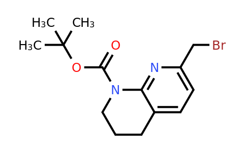 CAS 886369-27-3 | 7-Bromomethyl-3,4-dihydro-2H-[1,8]naphthyridine-1-carboxylic acid tert-butyl ester