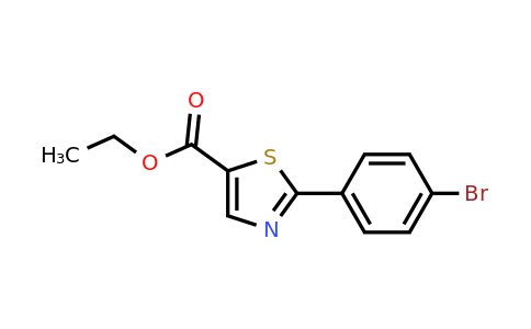 CAS 886369-28-4 | 2-(4-Bromo-phenyl)-thiazole-5-carboxylic acid ethyl ester