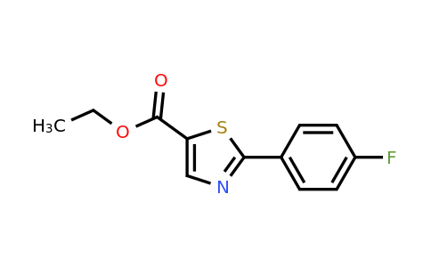 CAS 886369-33-1 | 2-(4-Fluoro-phenyl)-thiazole-5-carboxylic acid ethyl ester