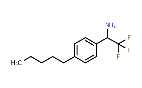 CAS 886369-34-2 | 2,2,2-Trifluoro-1-(4-pentyl-phenyl)-ethylamine