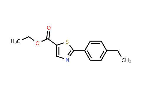 CAS 886369-36-4 | 2-(4-Ethylphenyl)-thiazole-5-carboxylic acid ethyl ester