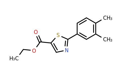CAS 886369-48-8 | 2-(3,4-Dimethyl-phenyl)-thiazole-5-carboxylic acid ethyl ester