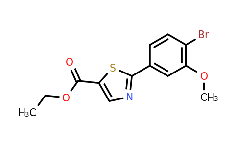 CAS 886369-64-8 | 2-(4-Bromo-3-methoxy-phenyl)-thiazole-5-carboxylic acid ethyl ester