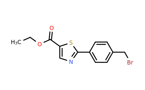 CAS 886369-67-1 | 2-(4-Bromomethyl-phenyl)-thiazole-5-carboxylic acid ethyl ester