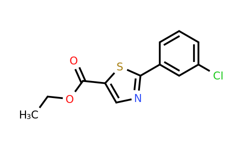 CAS 886369-73-9 | 2-(3-Chloro-phenyl)-thiazole-5-carboxylic acid ethyl ester