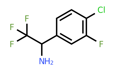 CAS 886369-80-8 | 1-(4-Chloro-3-fluoro-phenyl)-2,2,2-trifluoro-ethylamine