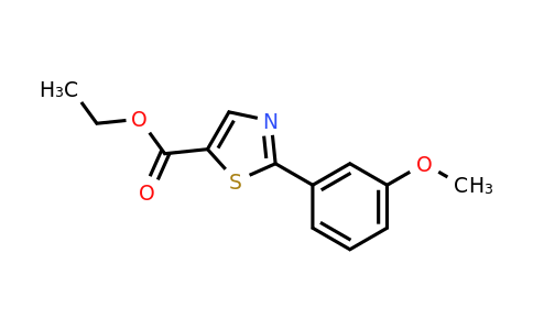 CAS 886369-83-1 | 2-(3-Methoxy-phenyl)-thiazole-5-carboxylic acid ethyl ester