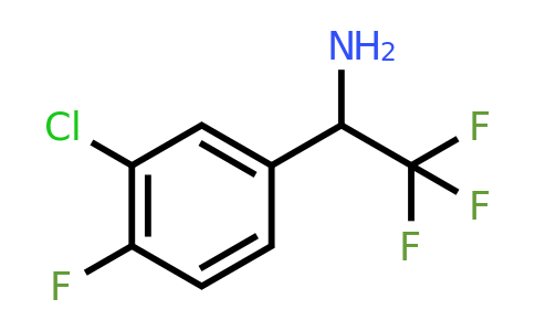 CAS 886369-84-2 | 1-(3-Chloro-4-fluoro-phenyl)-2,2,2-trifluoro-ethylamine