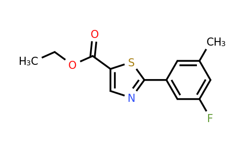 CAS 886369-89-7 | 2-(3-Fluoro-5-methyl-phenyl)-thiazole-5-carboxylic acid ethyl ester