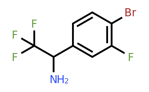 CAS 886369-90-0 | 1-(4-Bromo-3-fluoro-phenyl)-2,2,2-trifluoro-ethylamine