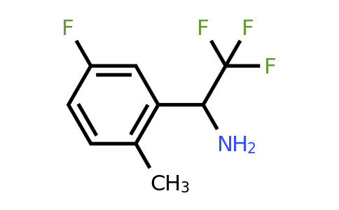 CAS 886369-96-6 | 2,2,2-Trifluoro-1-(5-fluoro-2-methyl-phenyl)-ethylamine