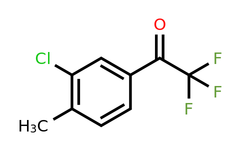 CAS 886370-18-9 | 1-(3-Chloro-4-methyl-phenyl)-2,2,2-trifluoro-ethanone