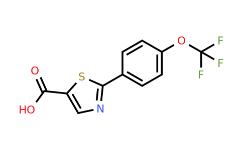 CAS 886370-20-3 | 2-(4-Trifluoromethoxy-phenyl)-thiazole-5-carboxylic acid