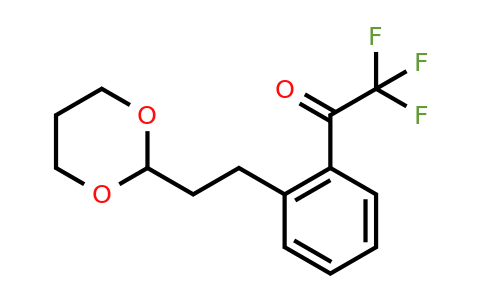CAS 886370-24-7 | 1-[2-(2-[1,3]Dioxan-2-YL-ethyl)-phenyl]-2,2,2-trifluoro-ethanone
