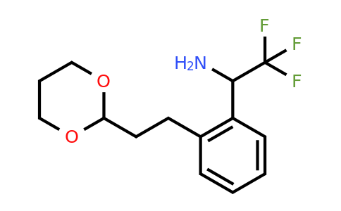 CAS 886370-27-0 | 1-[2-(2-[1,3]Dioxan-2-YL-ethyl)-phenyl]-2,2,2-trifluoro-ethylamine