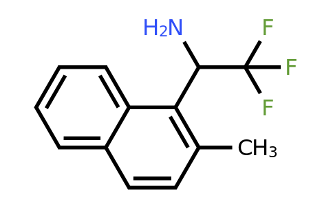 CAS 886370-30-5 | 2,2,2-Trifluoro-1-(2-methyl-naphthalen-1-YL)-ethylamine