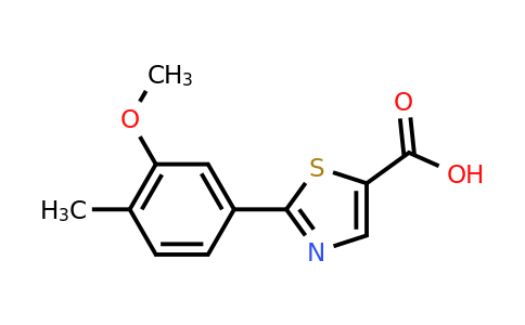 CAS 886370-35-0 | 2-(3-Methoxy-4-methyl-phenyl)-thiazole-5-carboxylic acid