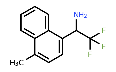 CAS 886370-36-1 | 2,2,2-Trifluoro-1-(4-methyl-naphthalen-1-YL)-ethylamine