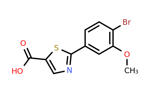 CAS 886370-38-3 | 2-(4-Bromo-3-methoxy-phenyl)-thiazole-5-carboxylic acid