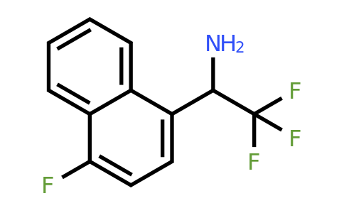 CAS 886370-39-4 | 2,2,2-Trifluoro-1-(4-fluoro-naphthalen-1-YL)-ethylamine